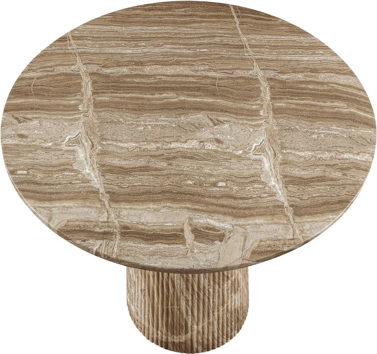 Meridian Furniture - Venosa 42" Beige Concrete Indoor/Outdoor Bar Table - 769Beige-T42 - GreatFurnitureDeal