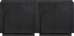 Meridian Furniture - Navona Black Oak Veneer Sideboard / Buffet - 77001Black-T-2PC - GreatFurnitureDeal
