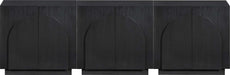 Meridian Furniture - Navona Black Oak Veneer Sideboard / Buffet - 77001Black-T-3PC - GreatFurnitureDeal