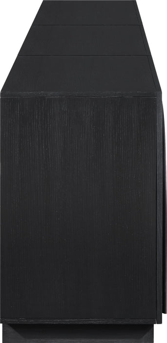 Meridian Furniture - Navona Black Oak Veneer Sideboard / Buffet - 77001Black-T-3PC - GreatFurnitureDeal