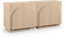 Meridian Furniture - Navona Natural Oak Veneer Sideboard / Buffet - 77001Natural-T-2PC - GreatFurnitureDeal