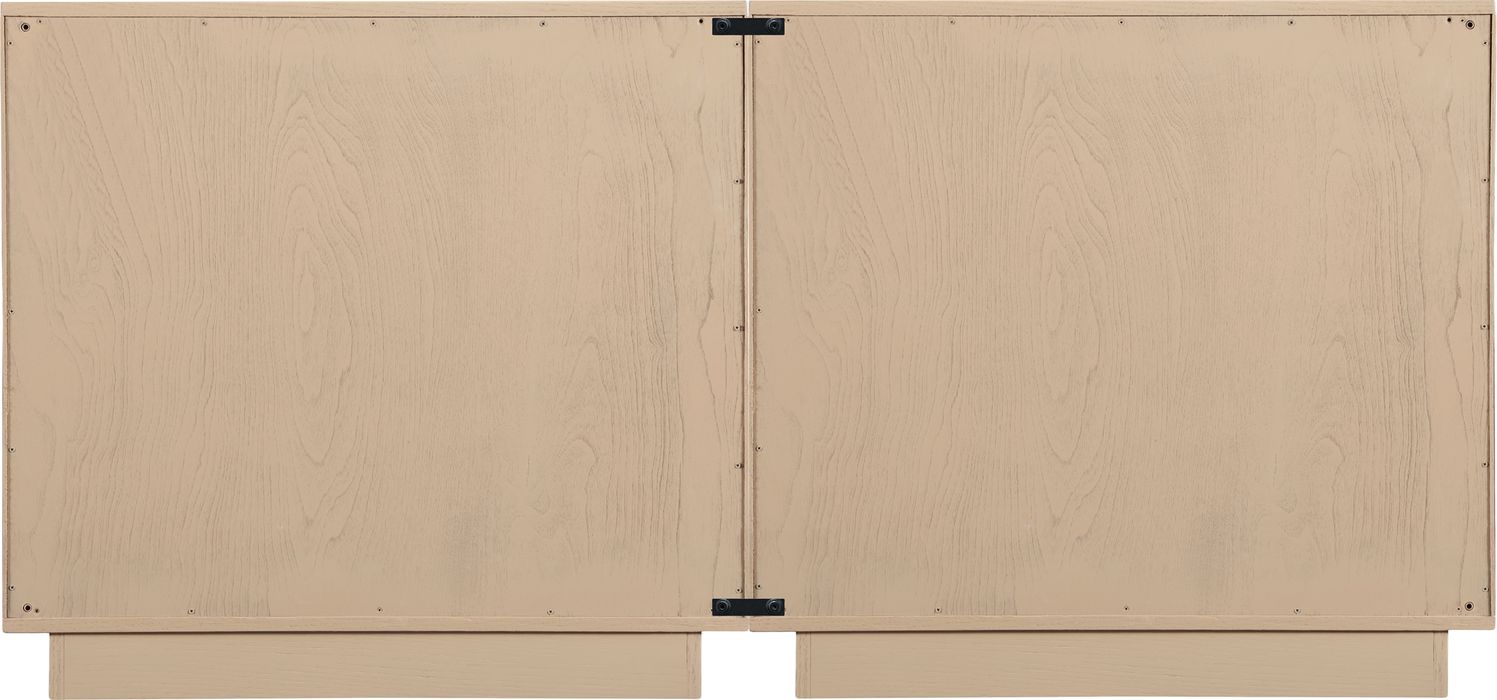 Meridian Furniture - Navona Natural Oak Veneer Sideboard / Buffet - 77001Natural-T-2PC - GreatFurnitureDeal