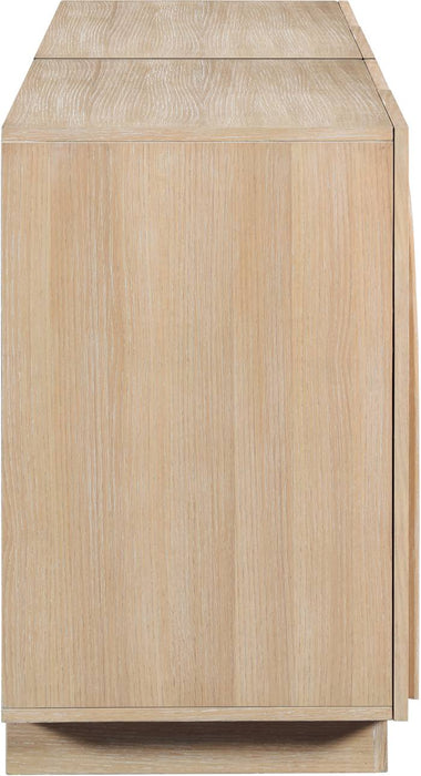 Meridian Furniture - Navona Natural Oak Veneer Sideboard / Buffet - 77001Natural-T-2PC - GreatFurnitureDeal