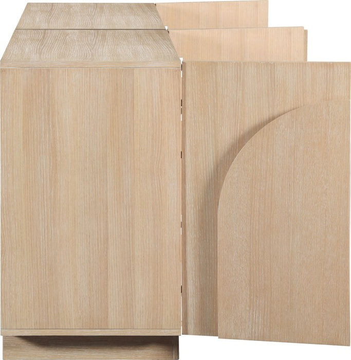 Meridian Furniture - Navona Natural Oak Veneer Sideboard / Buffet - 77001Natural-T-2PC - GreatFurnitureDeal