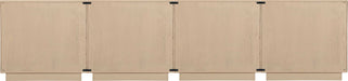 Meridian Furniture - Navona Natural Oak Veneer Sideboard / Buffet - 77001Natural-T-4PC - GreatFurnitureDeal