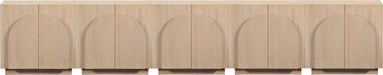 Meridian Furniture - Navona Natural Oak Veneer Sideboard / Buffet - 77001Natural-T-5PC - GreatFurnitureDeal