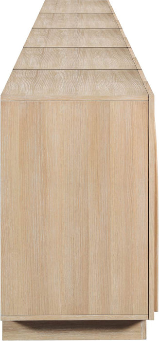 Meridian Furniture - Navona Natural Oak Veneer Sideboard / Buffet - 77001Natural-T-5PC - GreatFurnitureDeal