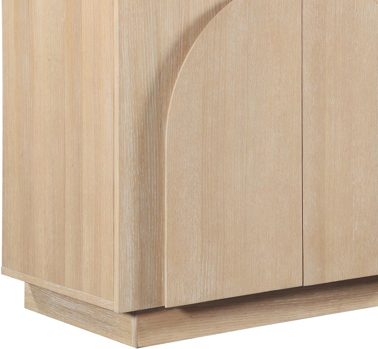 Meridian Furniture - Navona Natural Oak Veneer Sideboard / Buffet - 77001Natural-T-5PC - GreatFurnitureDeal