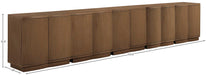 Meridian Furniture - Aveline Brown Oak Veneer 5pc. Sideboard/Buffet - 77006Brown-T-5PC - GreatFurnitureDeal