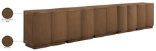 Meridian Furniture - Aveline Brown Oak Veneer 5pc. Sideboard/Buffet - 77006Brown-T-5PC - GreatFurnitureDeal