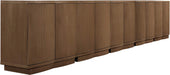 Meridian Furniture - Aveline Brown Oak Veneer 5pc. Sideboard/Buffet - 77006Brown-T-5PC - GreatFurnitureDeal