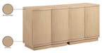 Meridian Furniture - Aveline Natural Oak Veneer 2pc. Sideboard/Buffet - 77006Natural-T-2PC - GreatFurnitureDeal