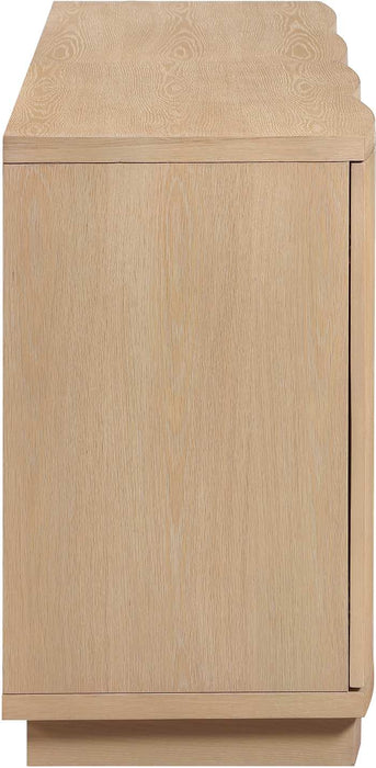 Meridian Furniture - Aveline Natural Oak Veneer 2pc. Sideboard/Buffet - 77006Natural-T-2PC - GreatFurnitureDeal