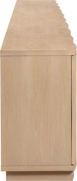 Meridian Furniture - Aveline Natural Oak Veneer 5pc. Sideboard/Buffet - 77006Natural-T-5PC - GreatFurnitureDeal