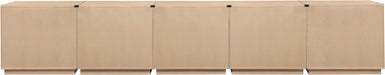 Meridian Furniture - Aveline Natural Oak Veneer 5pc. Sideboard/Buffet - 77006Natural-T-5PC - GreatFurnitureDeal