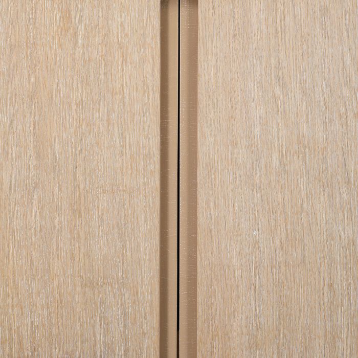 Meridian Furniture - Cardiff Natural Laquer And Oak Veneer Sideboard / Buffet - 77022Natural - GreatFurnitureDeal