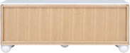 Meridian Furniture - Cardiff Natural Laquer And Oak Veneer Sideboard / Buffet - 77022Natural - GreatFurnitureDeal