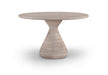 Meridian Furniture - Sano 48" Travertine Concrete Indoor / Outdoor Dining Table - 77041Travertine-DT48 - GreatFurnitureDeal