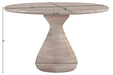 Meridian Furniture - Sano 48" Travertine Concrete Indoor / Outdoor Dining Table - 77041Travertine-DT48 - GreatFurnitureDeal