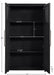 Meridian Furniture - Vana Black Cane And Solid Wood Storage Cabinet - 77050Black - GreatFurnitureDeal