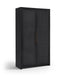 Meridian Furniture - Vana Black Cane And Solid Wood Storage Cabinet - 77050Black - GreatFurnitureDeal