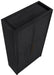 Meridian Furniture - Vana Black Cane And Solid Wood Storage Cabinet - 77050Black - GreatFurnitureDeal