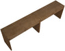 Meridian Furniture - Avro Brown Cane, Solid Wood And Oak Veneer 2pc. Desk - 77051Brown-T-2PC - GreatFurnitureDeal