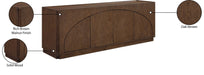 Meridian Furniture - Everson Brown Oak Veneer And Solid Wood Sideboard/Buffet - 77054Brown - GreatFurnitureDeal