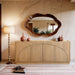 Meridian Furniture - Everson Natural Oak Veneer And Solid Wood Sideboard/Buffet - 77054Natural - GreatFurnitureDeal