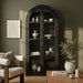 Meridian Furniture - Corva Black Solid Wood Storage Cabinet - 77055Black - GreatFurnitureDeal