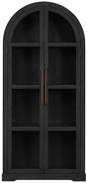 Meridian Furniture - Corva Black Solid Wood Storage Cabinet - 77055Black - GreatFurnitureDeal