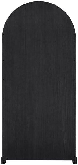 Meridian Furniture - Corva Black Solid Wood Storage Cabinet - 77055Black - GreatFurnitureDeal