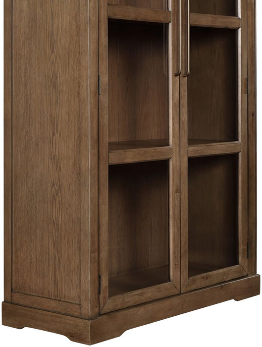 Meridian Furniture - Corva Brown Solid Wood Storage Cabinet - 77055Brown - GreatFurnitureDeal