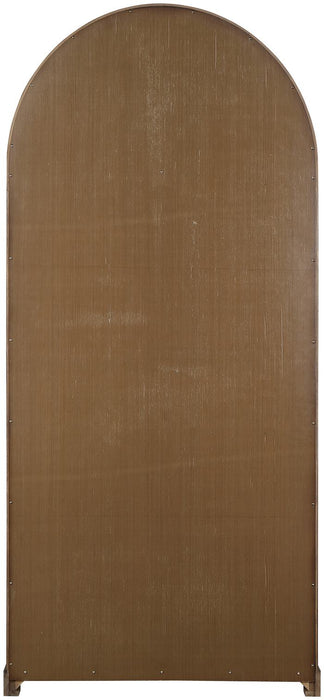 Meridian Furniture - Corva Brown Solid Wood Storage Cabinet - 77055Brown - GreatFurnitureDeal