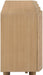 Meridian Furniture - Norin Natural Cane, Solid Wood And Oak Veneer Sideboard/Buffet - 77060Natural - GreatFurnitureDeal