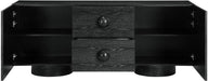 Meridian Furniture - Bubble Black Solid Wood And Oak Veneer Sideboard / Buffet - 77063Black - GreatFurnitureDeal
