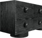 Meridian Furniture - Bubble Black Solid Wood And Oak Veneer Sideboard / Buffet - 77063Black - GreatFurnitureDeal
