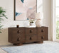 Meridian Furniture - Bubble Brown Solid Wood And Oak Veneer Sideboard / Buffet - 77063Brown - GreatFurnitureDeal