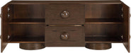 Meridian Furniture - Bubble Brown Solid Wood And Oak Veneer Sideboard / Buffet - 77063Brown - GreatFurnitureDeal