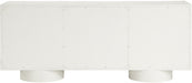 Meridian Furniture - Bubble Cream Solid Wood And Oak Veneer Sideboard / Buffet - 77063Cream - GreatFurnitureDeal