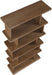 Meridian Furniture - Nexa Brown Solid Wood And Oak Veneer Bookcase - 77065Brown - GreatFurnitureDeal
