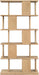Meridian Furniture - Nexa Natural Solid Wood And Oak Veneer Bookcase - 77065Natural - GreatFurnitureDeal
