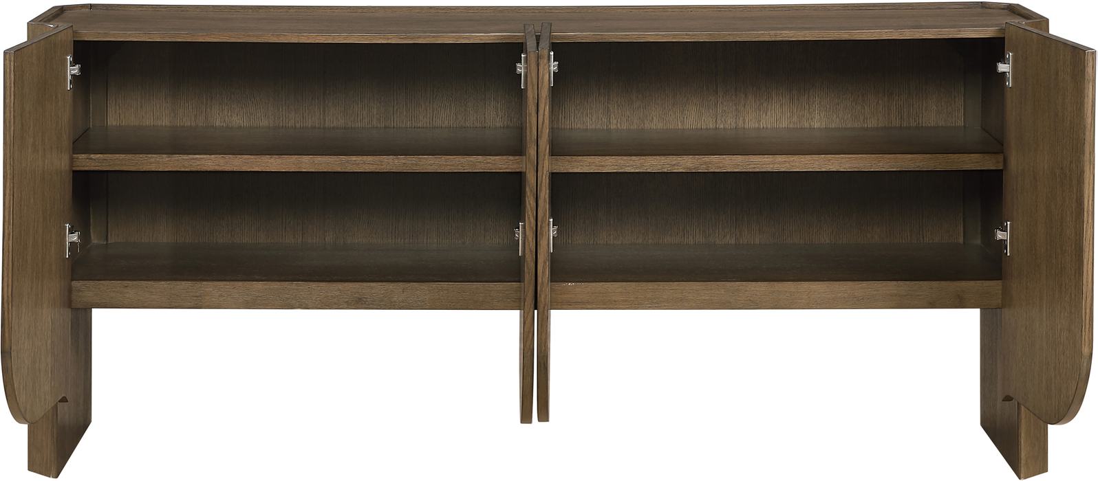 Meridian Furniture - Ember Brown Solid Wood Sideboard/Buffet - 77072Brown - GreatFurnitureDeal