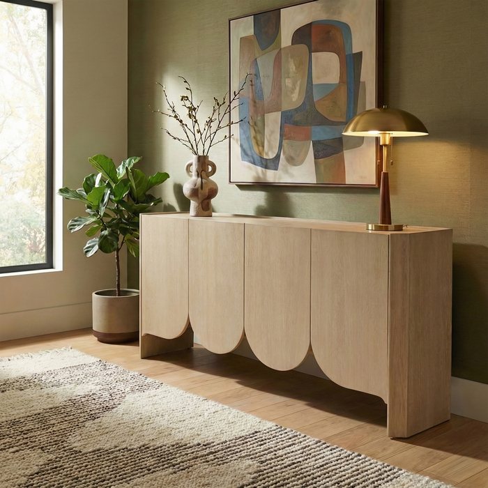 Meridian Furniture - Ember Natural Solid Wood Sideboard/Buffet - 77072Natural - GreatFurnitureDeal