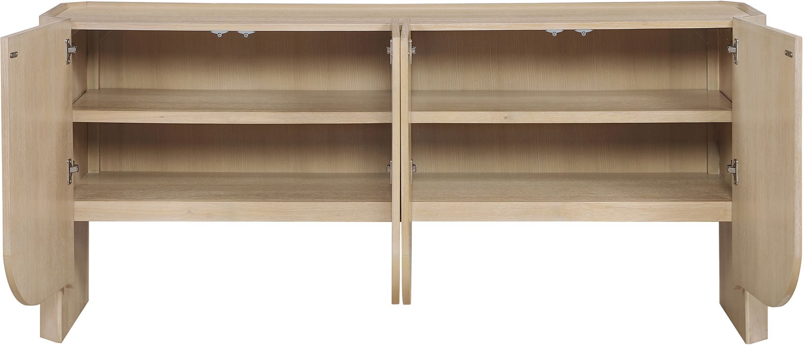 Meridian Furniture - Ember Natural Solid Wood Sideboard/Buffet - 77072Natural - GreatFurnitureDeal