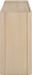 Meridian Furniture - Ember Natural Solid Wood Sideboard/Buffet - 77072Natural - GreatFurnitureDeal