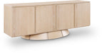Meridian Furniture - Bellona Natural Oak Veneer Sideboard / Buffet - 77091Natural - GreatFurnitureDeal