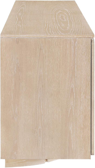 Meridian Furniture - Bellona Natural Oak Veneer Sideboard / Buffet - 77091Natural - GreatFurnitureDeal