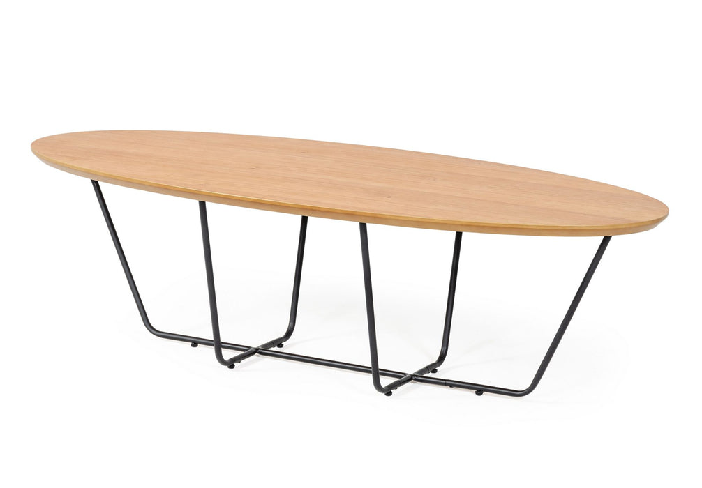 VIG Furniture - Modrest Esther Industrial Large Oak Coffee Table - VGEDOVAL214003