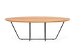 VIG Furniture - Modrest Esther Industrial Small Oak Coffee Table - VGEDOVAL312005 - GreatFurnitureDeal